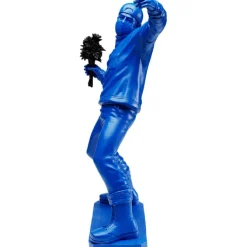 Figurine décorative Street Art Bouquet bleu 67cm