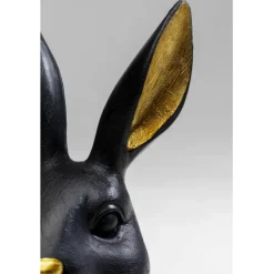 Figurine décorative Sweet Rabbit noir 23cm