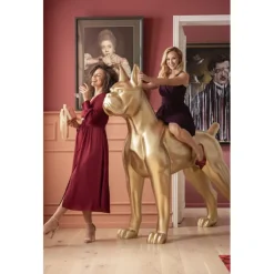 Figurine décorative Toto XL gold 180 cm