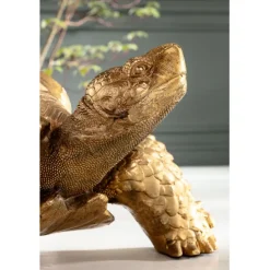 Figurine décorative Turtle doré GM