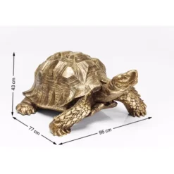 Figurine décorative Turtle doré GM