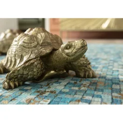 Figurine décorative Turtle doré PM