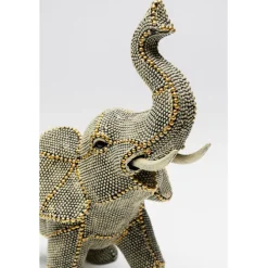 Figurine décorative Walking Elephant Pearls 24cm
