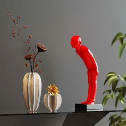 Figurine décorative Welcome Guest rouge PM