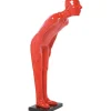 Figurine décorative Welcome Guests rouge GM 164cm