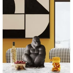 Figurine décorativeMonkey Gorilla Side Medium noir