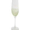 Flûte à champagne Confetti vert 26cm