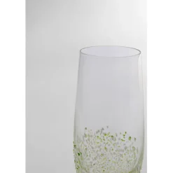 Flûte à champagne Confetti vert 26cm
