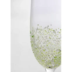 Flûte à champagne Confetti vert 26cm
