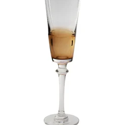 Flûte à champagne Mimi ambre 24cm