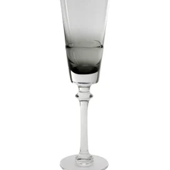 Flûte à champagne Mimi gris 24cm