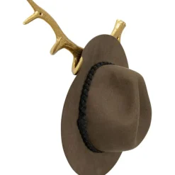Garderobe murale Antler doré 35cm