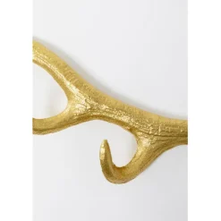 Garderobe murale Antler doré 35cm