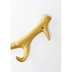 Garderobe murale Antler doré 35cm