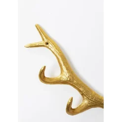 Garderobe murale Antler doré 35cm