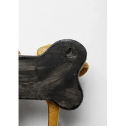 Garderobe murale Dog Family doré 31cm