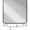 Garderobe murale Gina miroir 50x65cm