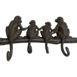 Garderobe murale Monkey Family 38cm