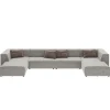 Grand canapé d angles Infinity Malibu gris