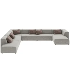 Grand canapé d angles Infinity Miami gris