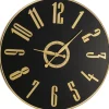 Horloge murale Casino noir Ø76cm