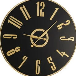 Horloge murale Casino noir Ø76cm