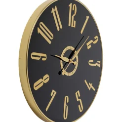 Horloge murale Casino noir Ø76cm
