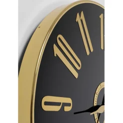 Horloge murale Casino noir Ø76cm