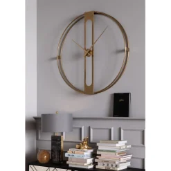 Horloge murale Clip Gold Ø107cm