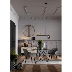 Horloge murale Clip Gold Ø107cm