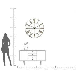 Horloge murale Factory 120cm