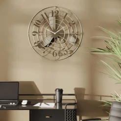 Horloge murale Fan Blade Ø61cm