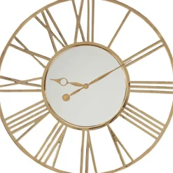 Horloge murale Giant doré Ø120cm