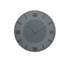 Horloge murale Leonardo gris/doré Ø49cm