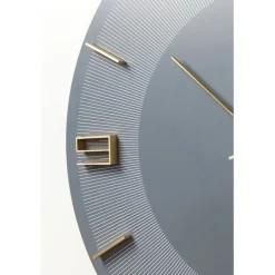 Horloge murale Leonardo gris/doré Ø49cm