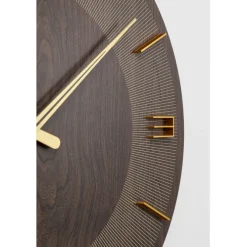 Horloge murale Levi marron Ø60cm