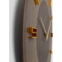 Horloge murale Levi marron Ø60cm