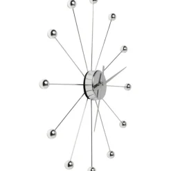 Horloge murale Like Umbrella Balls chromé