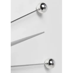 Horloge murale Like Umbrella Balls chromé