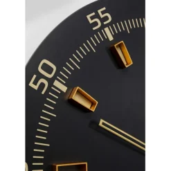 Horloge murale Milk Bar noir Ø60cm