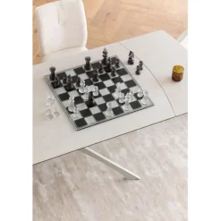 Jeu d échecs Chess transparent 60x60cm