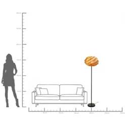 Lampadaire Aloha Whirl 160cm