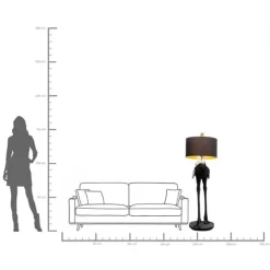 Lampadaire Animal Ostrich 147cm