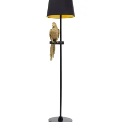Lampadaire Animal Parrot doré 176cm