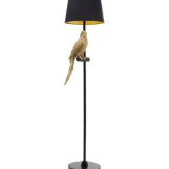 Lampadaire Animal Parrot doré 176cm