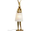 Lampadaire Animal Rabbit or/blanc 150cm