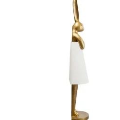 Lampadaire Animal Rabbit or/blanc 150cm
