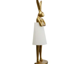 Lampadaire Animal Rabbit or/blanc 150cm