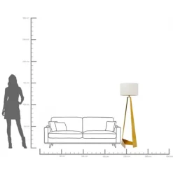 Lampadaire Art Swing 150cm