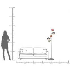 Lampadaire Calotta Antico 5